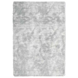 Tapis shaggy à poils longs NAVARRA gris clair 120x170 cm 