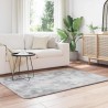 Tapis shaggy à poils longs NAVARRA gris clair 120x170 cm 