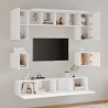 Ensemble de meubles TV 8 pcs Blanc Bois d'ingénierie 