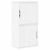 Meubles TV 5 pcs avec rangement ODDA blanc bois de pin massif 