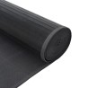 Tapis rectangulaire gris 60x300 cm bambou 