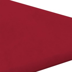Panneaux muraux 12 pcs Rouge bordeaux 30x30 cm Velours 0,54 m² 