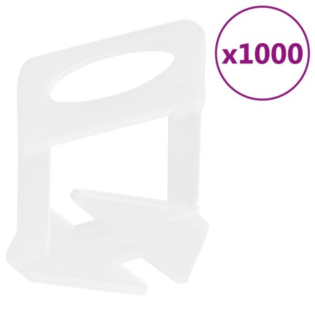 Clips de nivellement de carreaux 1000 pcs 2 mm 
