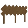 Tête de lit Marron miel 151,5x3x81 cm Bois massif de pin 