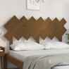 Tête de lit Marron miel 151,5x3x81 cm Bois massif de pin 