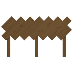 Tête de lit Marron miel 151,5x3x81 cm Bois massif de pin 