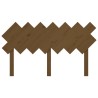 Tête de lit Marron miel 151,5x3x81 cm Bois massif de pin 