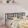 818827Tête de lit Gris 156x4x100 cm Bois de Pin Massif 