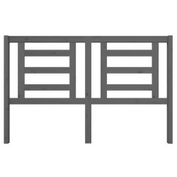 818827Tête de lit Gris 156x4x100 cm Bois de Pin Massif 