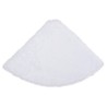 Jupe de sapin de Noël Blanc 122 cm Fausse fourrure 