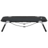Lit pour chien pliable anthracite tissu Oxford et acier 