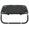 Lit pour chien pliable anthracite tissu Oxford et acier 