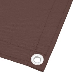 Écran de balcon marron 75x800 cm 100% polyester oxford 