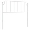 Tête de lit métal blanc 100 cm 