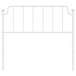 Tête de lit métal blanc 100 cm 