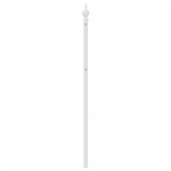 Tête de lit métal blanc 100 cm 