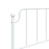 Tête de lit métal blanc 100 cm 