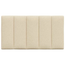 Coussin de tête de lit crème 80 cm tissu 