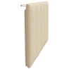 Coussin de tête de lit crème 80 cm tissu 