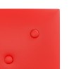 Panneaux muraux 12 pcs Rouge 30x30 cm Similicuir 1,08 m² 