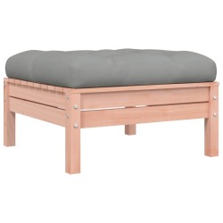 Salon de jardin 4 pcs et coussins bois massif sapin de douglas 