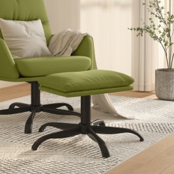 Repose-pied Vert clair 60x60x36 cm Velours 