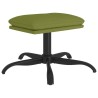 Repose-pied Vert clair 60x60x36 cm Velours 