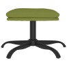 Repose-pied Vert clair 60x60x36 cm Velours 