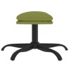 Repose-pied Vert clair 60x60x36 cm Velours 