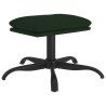 Repose-pied Vert foncé 60x60x36 cm Velours 