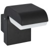 Applique murale LED d'extérieur 9 W Noir Ovale  