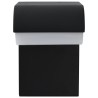 Applique murale LED d'extérieur 9 W Noir Ovale  