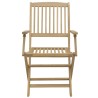 Ensemble à manger de jardin 7 pcs Bois d'acacia solide 
