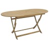 Ensemble à manger de jardin 7 pcs Bois d'acacia solide 