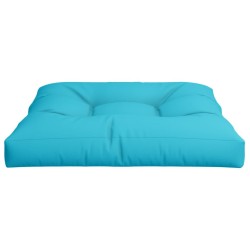 Coussin de palette turquoise 70x70x12 cm tissu 