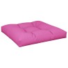 Coussin de palette rose 70x70x12 cm tissu 