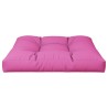 Coussin de palette rose 70x70x12 cm tissu 