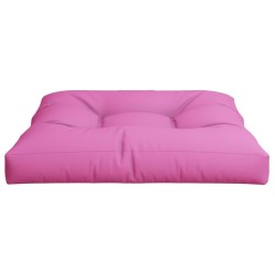 Coussin de palette rose 70x70x12 cm tissu 