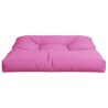 Coussin de palette rose 70x70x12 cm tissu 
