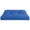Coussin de palette bleu royal 70x70x12 cm tissu 
