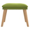 Repose-pied Vert clair 45x29,5x35 cm Velours 