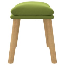 Repose-pied Vert clair 45x29,5x35 cm Velours 