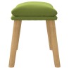 Repose-pied Vert clair 45x29,5x35 cm Velours 