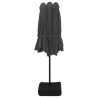Parasol à double tête anthracite 449x245 cm 
