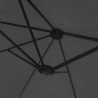Parasol à double tête anthracite 449x245 cm 