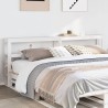 Tête de lit avec étagères blanc 180 cm bois massif de pin 