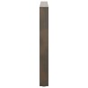 Pieds de table à manger en forme de V, 3 pièces, acier naturel, 100 x (72-73,3) cm 
