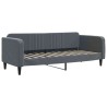 Lit de repos gris foncé 80x200 cm velours 