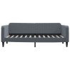Lit de repos gris foncé 80x200 cm velours 