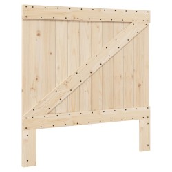 Cadre de lit sans matelas avec tête de lit 100x200 cm 